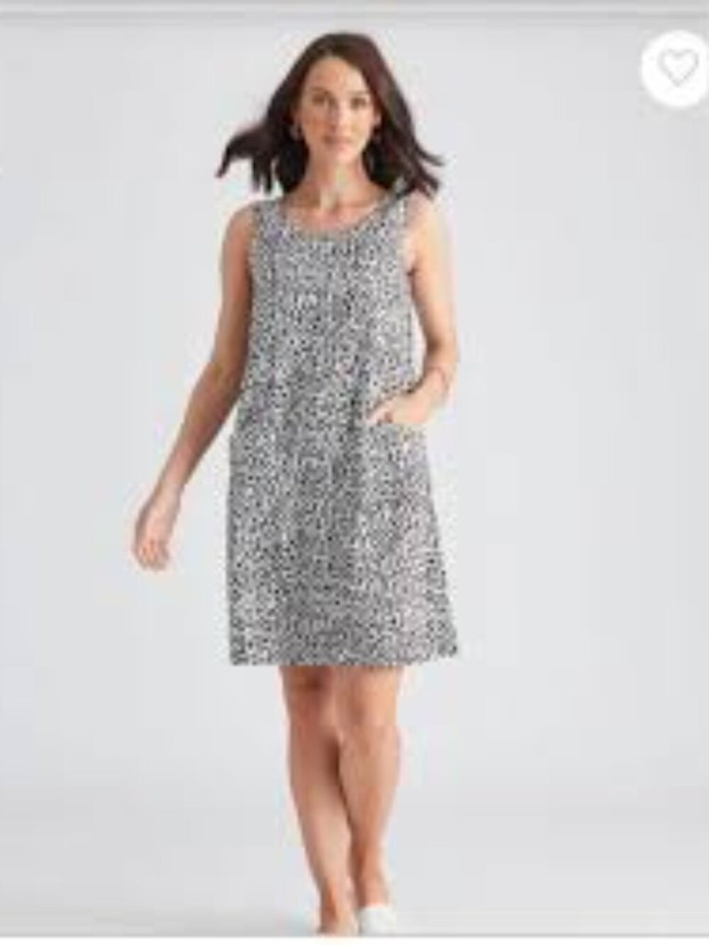 Halogen sleeveless plus size dress